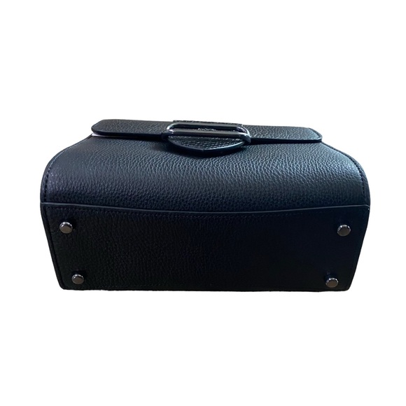 Coach CF321 Morgan Top Handle Satchel in Black NWT - Picture 3 of 6